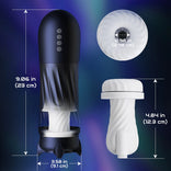 STROKER- Male Masturbator Glans and corona stimulation 3 Rotating 5 Thrusting 5 Vibrating Heating Male Stroker Masturbation cup