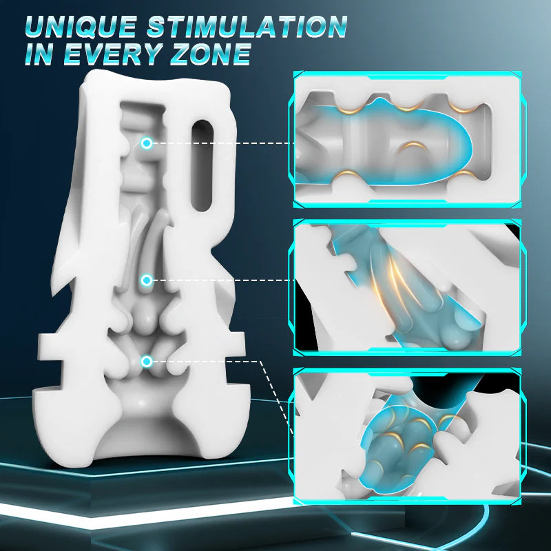 STROKER- Masturbators Cup 10 Suction Vibrations One-button Activation APP-controlled Multi-point Massage Male Masturbator