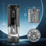 STROKER- Male Masturbator 100% Waterproof 4 IN 1 Automatic Masturbation Cup for Men