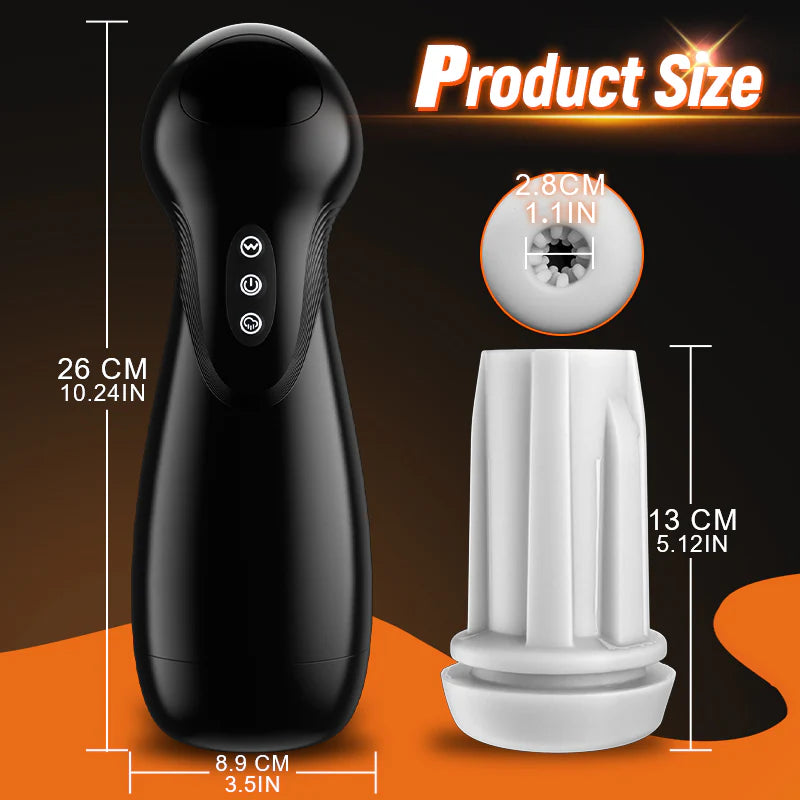 STROKER-Masturbators Cup Intense Suction & Vibration Pleasure Male Stroker Masturbator
