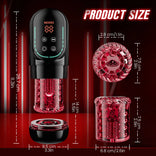 STROKER-Male Masturbator Thrusting Rotating Sucking Vibrating Licking Blowjob Stroker Masturbation cup