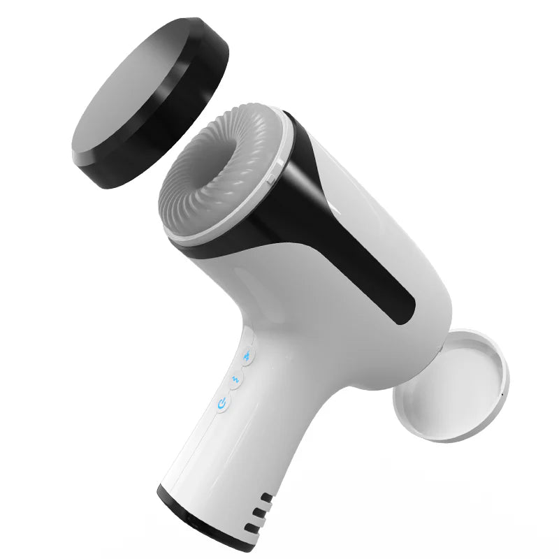 STROKER- Through-Hole Vibrating Stroking Male Masturbation Cup