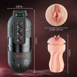 STROKER-Male Masturbator Stroker 10 Vibrating With Voice Mode, APP Control Masturbation cup