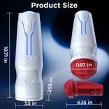 STROKER- Masturbation Cup City Lights Red Sucking Mouth Vibrating Male Stroker Male Masturbator