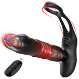 ANAL TOY-Anal Vibrator With Impact Functon 3 IN 1 Prostate Climax Thrusting Anal Training Prostate Massager
