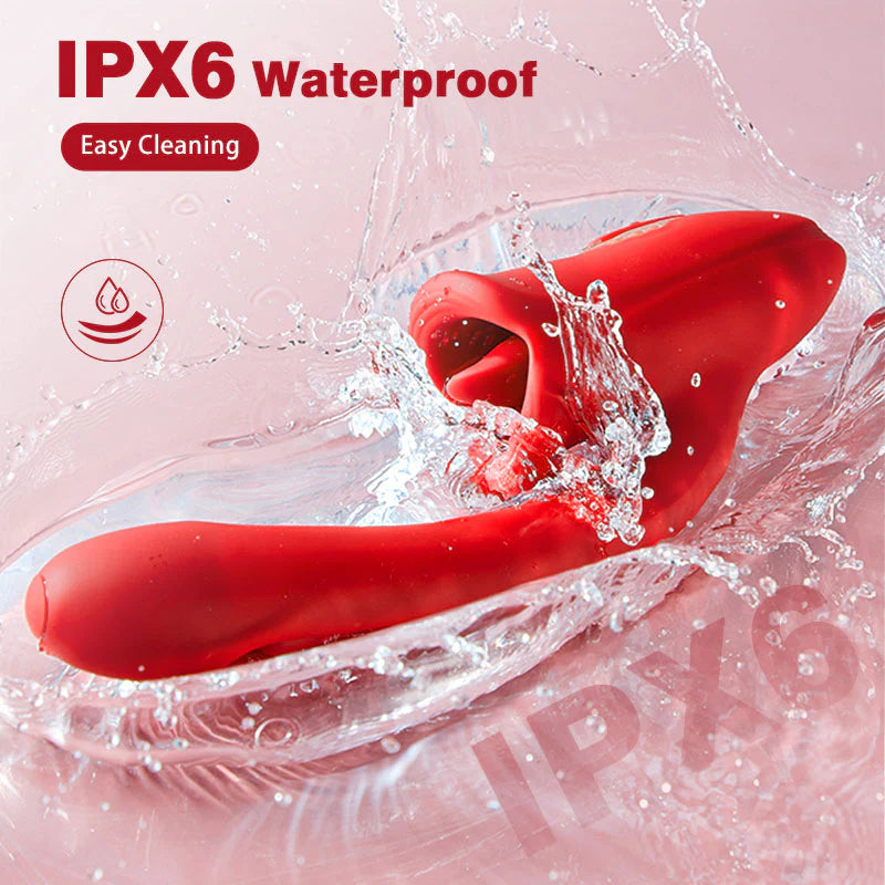 Womangift-Biting Vibrator Shaped Biting Soother with Vibration & Flapping