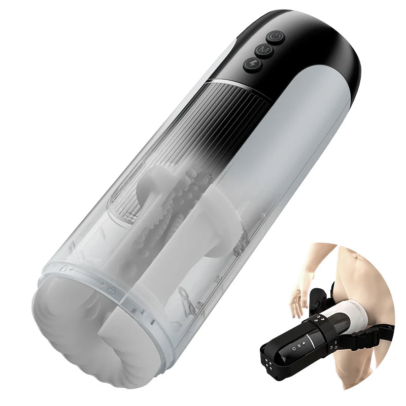 STROKER- Wearable Thrusting Heating Masturbator Male Masturbator