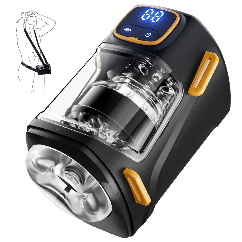 STROKER- Wearable Male Masturbation Cup Thrusting 300 Thrusts/Min Stroker Male Masturbator