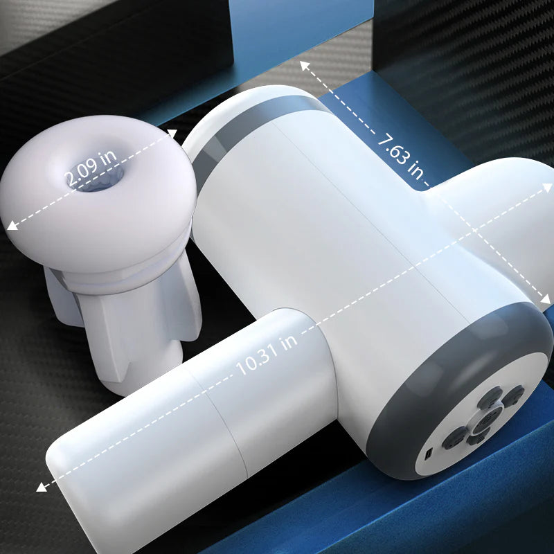 STROKER-Male Masturbator Automatic Lubrication 8 Thrusting & Sucking Handheld Male Stroker Masturbation cup