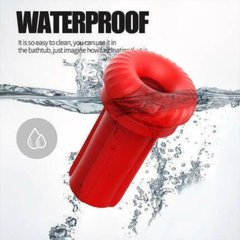 STROKER- Male Masturbator 9 Telescopic Vibration Sucking Heated Aircraft Male Stroker Masturbation cup