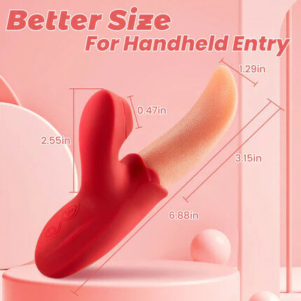 Womangift- Flapping Tongue Licking Vibrator G-spot Vibrator