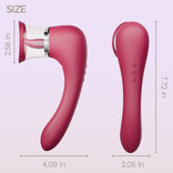 Womangift-Licking Vibrator Pacifier Clit Suck & Tongue Licking G-spot Stimulation Vibrator