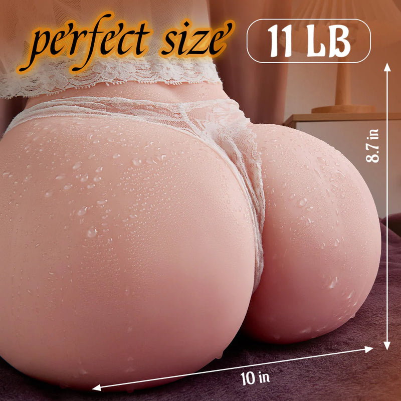 SEX DOLL-Half-Body 11.2LBS Sex Torso Soft Realistic Pussy Realistic Butt Masturbator Real Silicone Torso