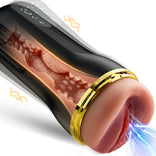 STROKER- Masturbators Cup 10 Vibrating Sucking Deep Throat Male Stroker Male Masturbator
