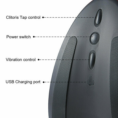 Womangift - Sex Riding Machine Solo Sex Saddle Remote Control Rotation & Vibration Sex Dildo Mount with 3 PCS Heating Flapping Sex Vibrators Set for Vagina, Clitoral, Anal Stimulation Sex Furniture for Bedroom
